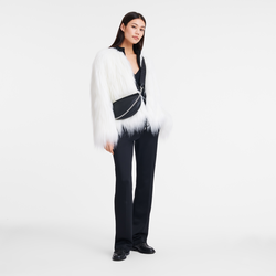 Sac bandoulière S Smile , Cuir - Noir