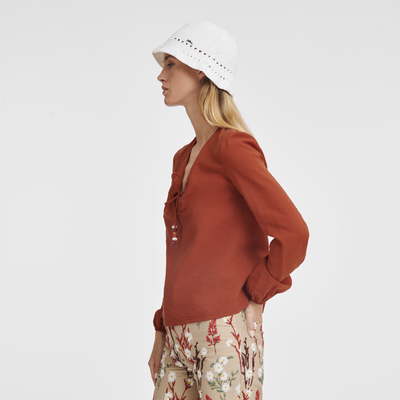 Hat , Ecru - Crochet