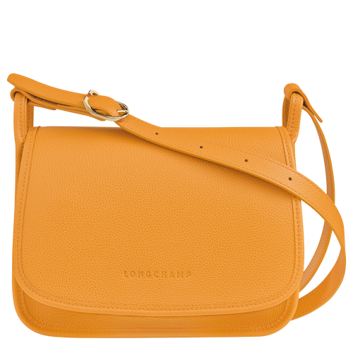 Le Foulonné S Crossbody bag Apricot - Leather | Longchamp US