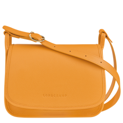 Le Foulonné M Crossbody bag , Apricot - Leather