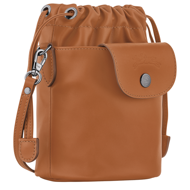 Le Pliage Xtra XS Bucket bag , Cashew - Leather  - View 3 of 6