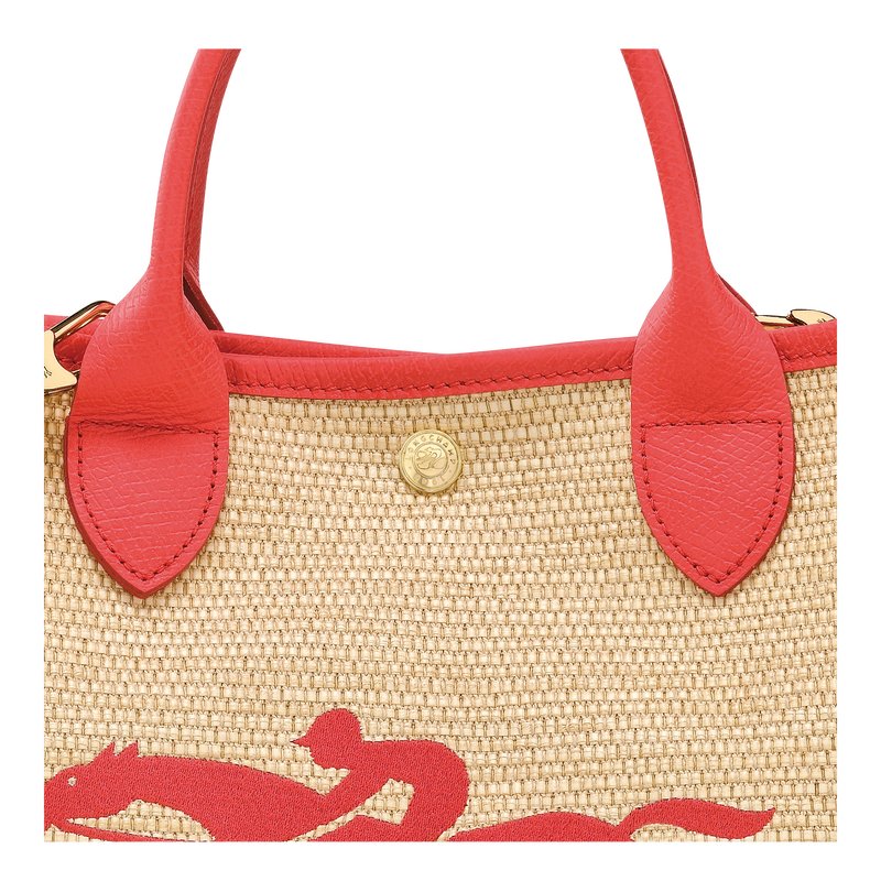 Le Panier Pliage S Basket bag , Strawberry - Canvas  - View 6 of  6