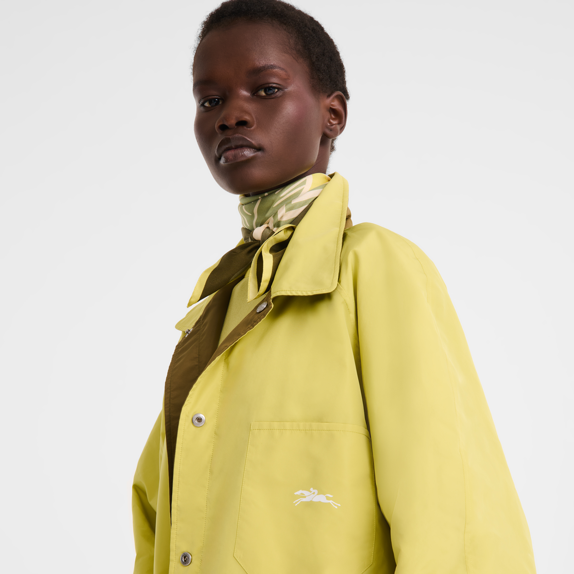 Padded blouson Olive/Lime - Techno taffeta 8 UK | Longchamp GB Padded blouson Olive/Lime - Techno taffeta 8 UK | Longchamp GB