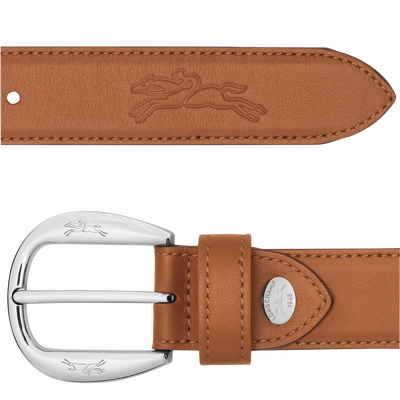 Le Pliage Xtra Ladies' belt , Cashew - Leather