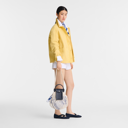 Le Pliage Collection Mesh bag , Navy - Canvas