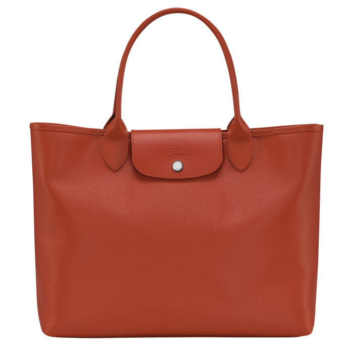 Le Pliage City Tote bag L, Terracotta