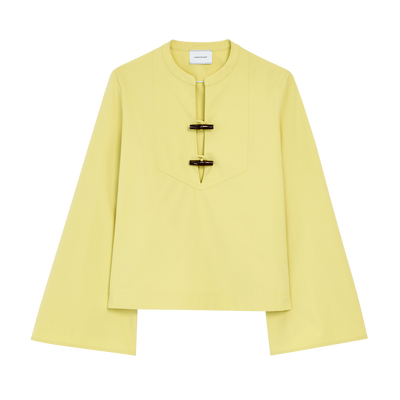 Shirt , Lime - Cotton poplin