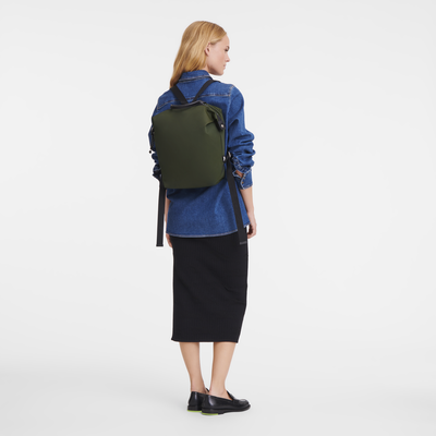 Le Pliage Energy L Backpack Khaki - Recycled canvas | Longchamp US