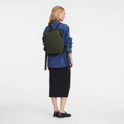Le Pliage Energy L Backpack , Khaki - Recycled canvas