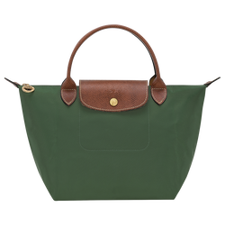 Le Pliage Original S Handbag , British Green - Recycled canvas