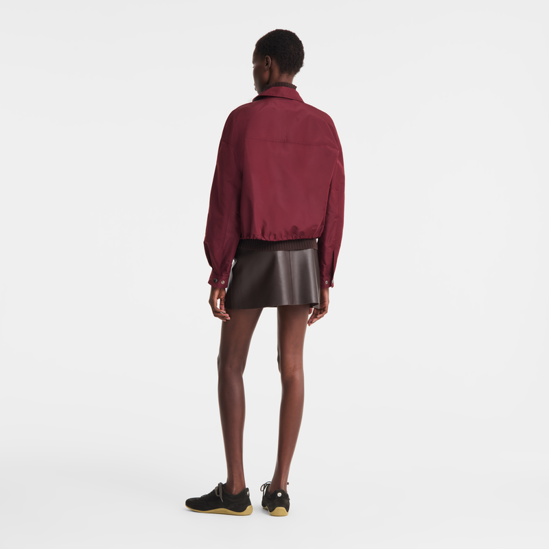 Jacket , Burgundy - Techno taffeta  - View 5 of  5