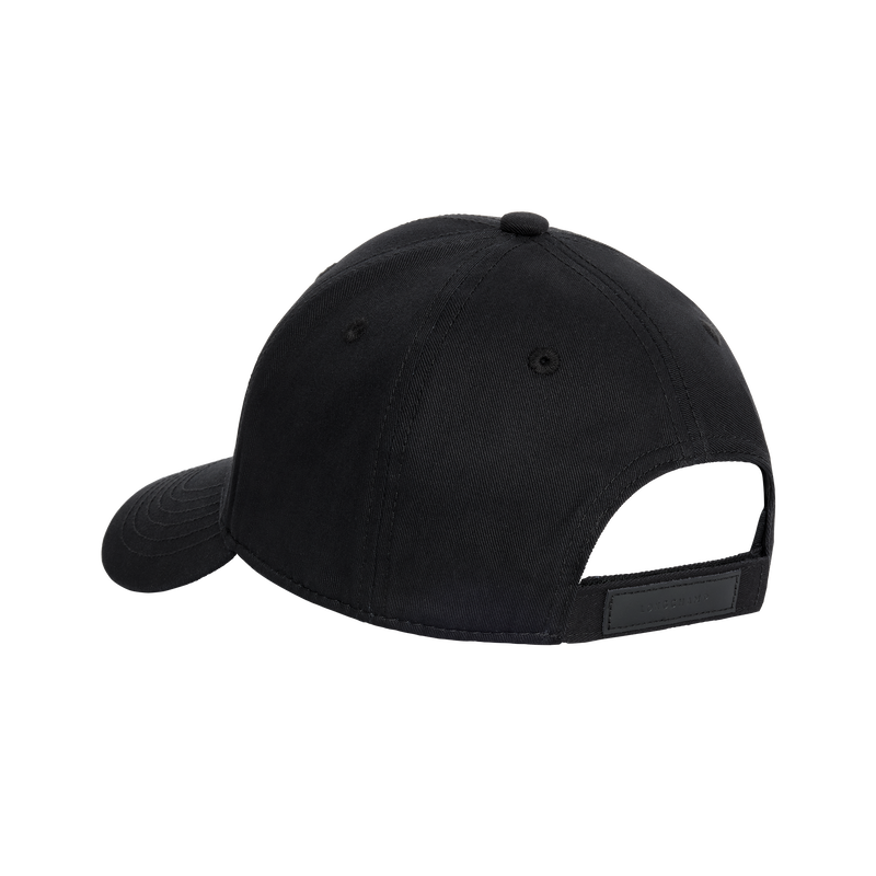 Casquette , Coton biologique - Noir  - Vue 3 de 4
