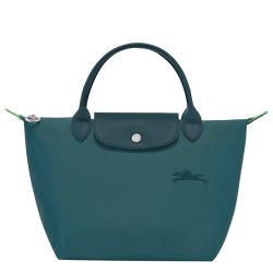 Le Pliage Green S Handbag , Peacock - Recycled canvas