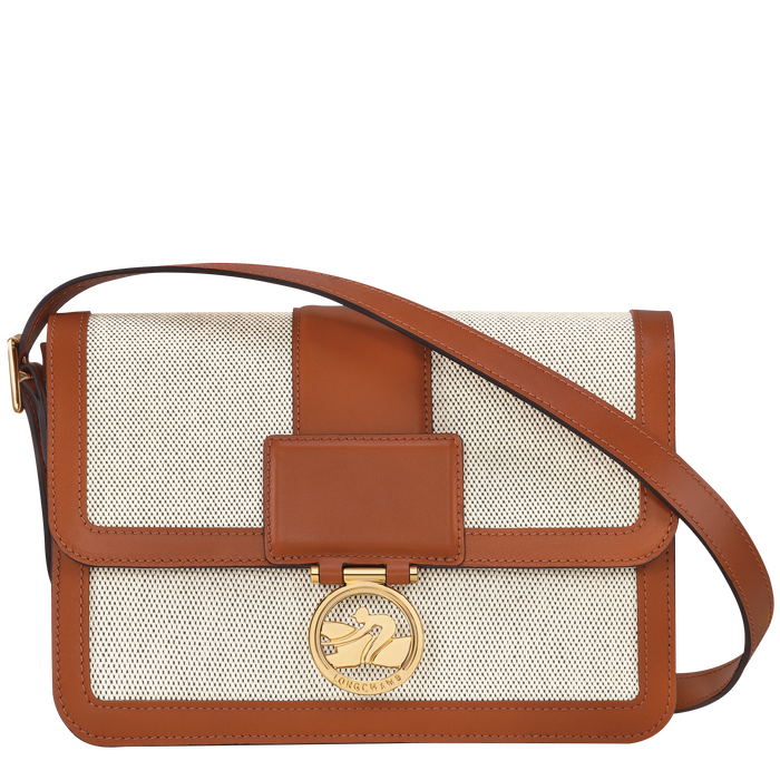 Box-Trot Crossbody bag M, Cognac