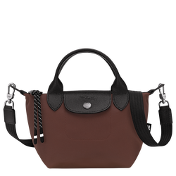 Le Pliage Energy XS Handbag , Cocoa - Recycled canvas