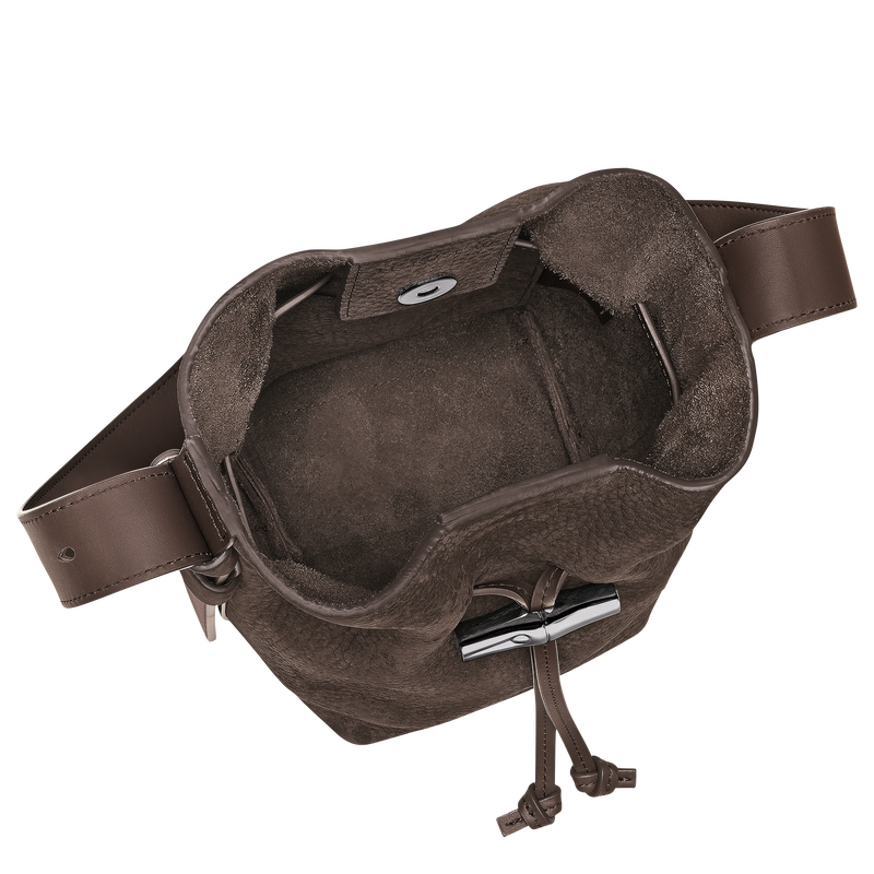 Le Roseau Bolso saco S , Cuero - Moka  - Vista 4 de 5