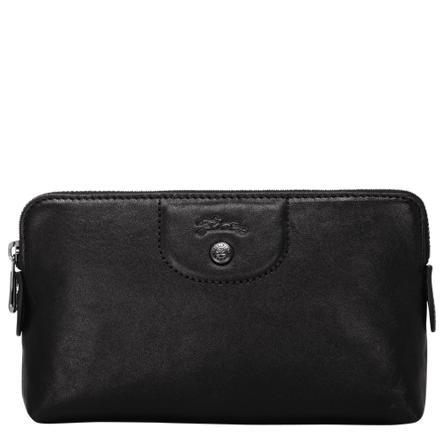 Pouch Le Pliage Cuir Black (L4549757001) | Longchamp US Pouch Le Pliage Cuir Black (L4549757001) | Longchamp US