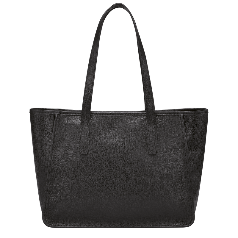 Le Foulonné L Tote bag , Black - Leather  - View 4 of 5