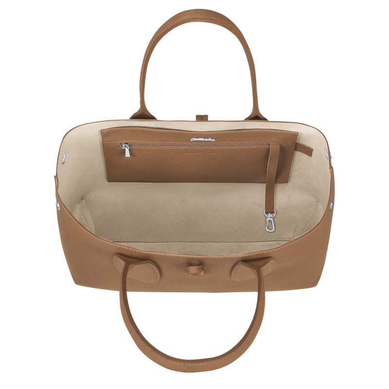 Shopper L Le Roseau , Leder - Naturel  - Ansicht 6 von 6