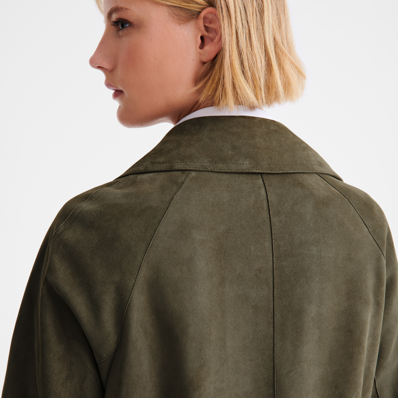 Safari jacket , Khaki - Leather  - View 5 of 6