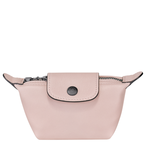 Le Pliage Cuir Coin purse, Pale pink