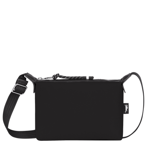 Leather Crossbody Conversion Kit for Le Pliage Pouch with Handle - No Hole Punch Needed - Crossbody Strap + 2 Leather Clip Pliage Bag Pouch