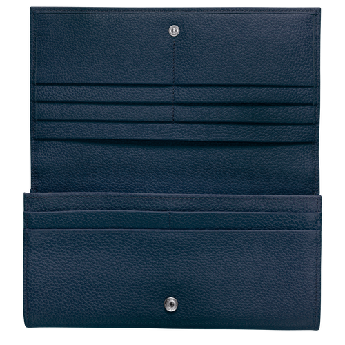 Portefeuille à rabat, 556 Navy Portefeuille à rabat, 556 Navy, hi-res