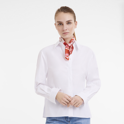 Le grand saut Longchamp Silk scarf 50 , Orange - OTHER