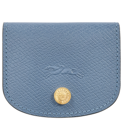 &Eacute;pure Card holder , Slate - Leather