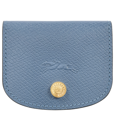 Porte-cartes &Eacute;pure , Cuir - Ardoise