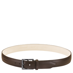 Végétal Men's belt , Mocha - Leather