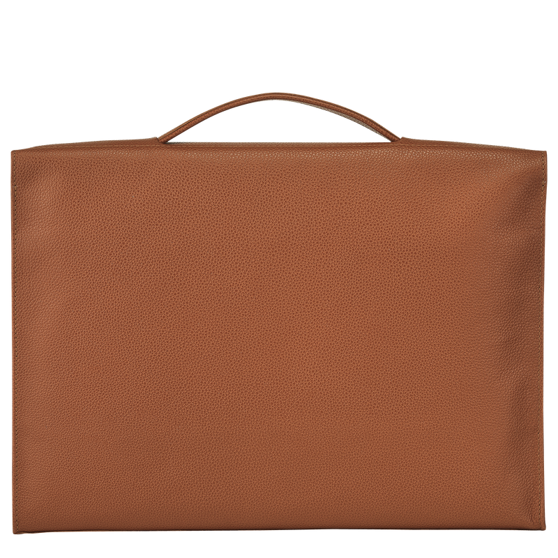 Le Foulonné S Briefcase , Caramel - Leather  - View 4 of  5