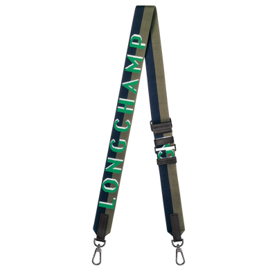 Longchamp Shadow Shoulder strap , Green - Canvas