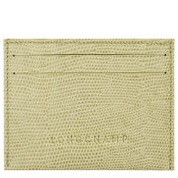 Longchamp Pocket Card holder , Pistachio - Leather