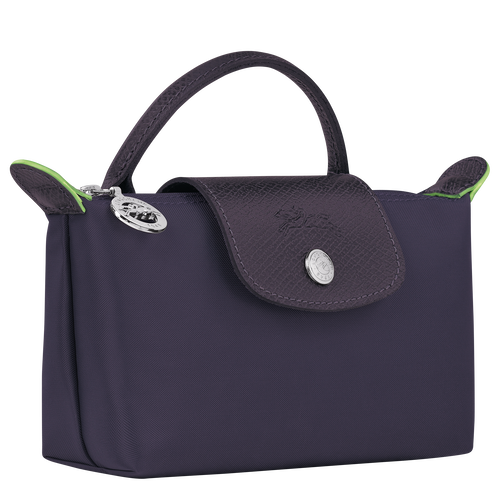 Le Pliage Green 附提把的小袋子 , 藍莓色 - 再生帆布 - 查看 3 6