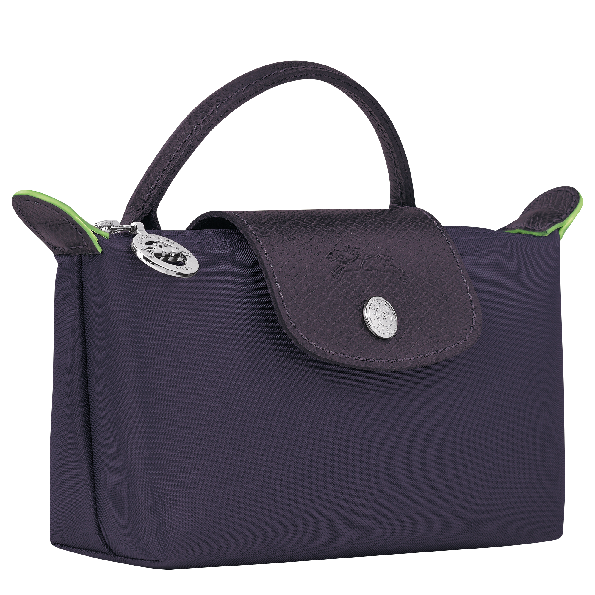 Le Pliage Green 附提把的小袋子, 藍莓色
