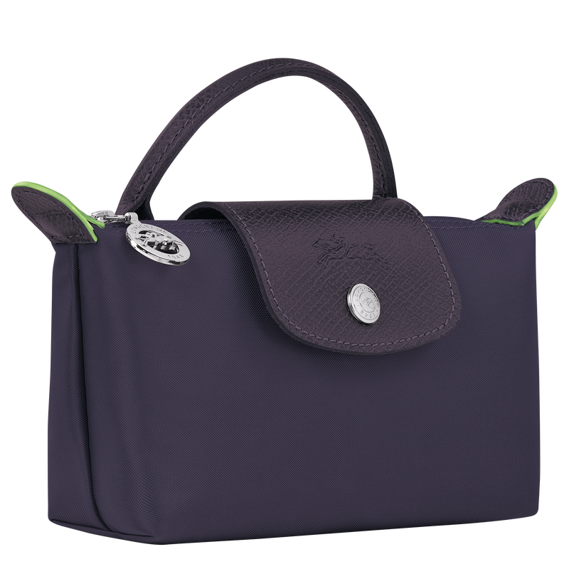 Le Pliage Green 附提把的小袋子 , 藍莓色 - 再生帆布  - 查看 3 6