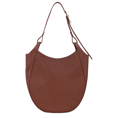Le Foulonné Hobo bag L, Coffee