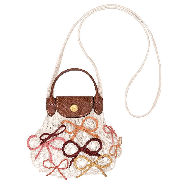 Le Pliage Collection 메시 백 , 에크루 - 캔버스  - 1 이미지 보기 4