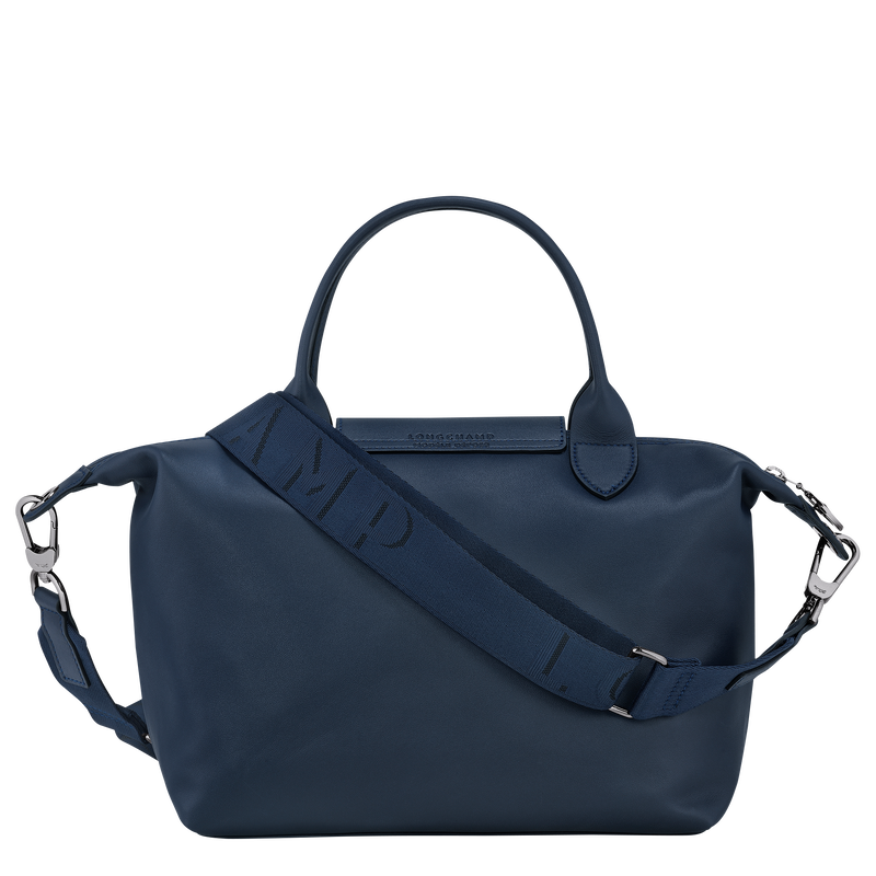 Handtasche S Le Pliage Xtra , Leder - Navy  - Ansicht 4 von 5