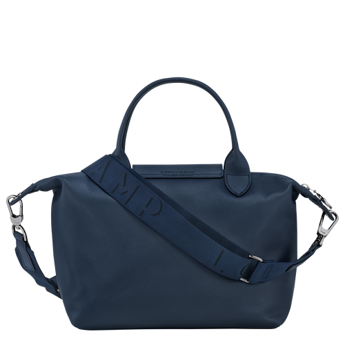 Le Pliage Xtra S Handbag , Navy - Leather - View 4 of 5