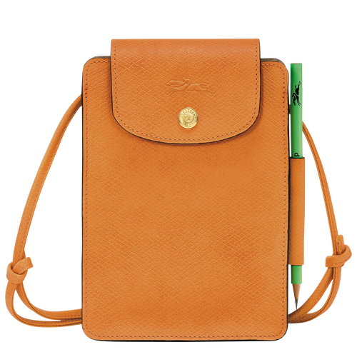 Épure XS Crossbody bag , Apricot - Leather - View 1 of  4