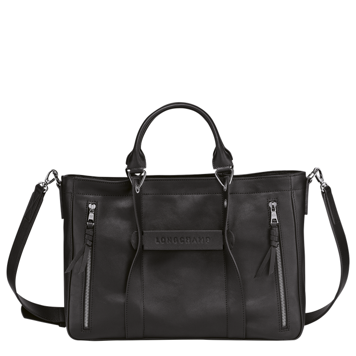 Top handle bag M Longchamp 3D Black/Ebony (L1285HVS001) Longchamp US