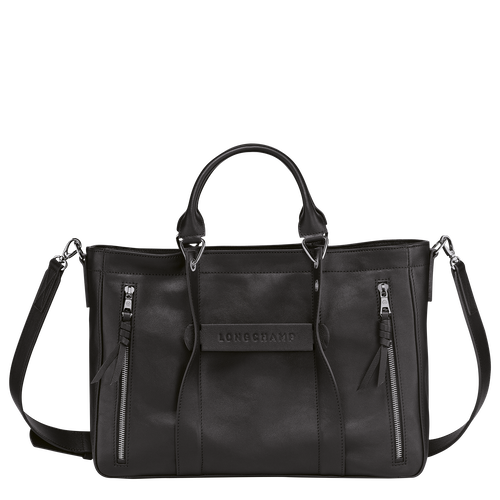 Sac porté main M Longchamp 3D Noir (L1285HVS001) | Longchamp FR