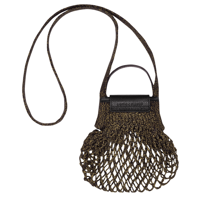 Le Pliage Filet Mesh bag XS, Black/Golden