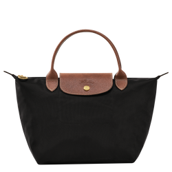Le Pliage Original S Handbag , Black - Recycled canvas