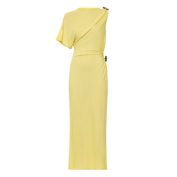 Dress , Lime - Crepe jersey