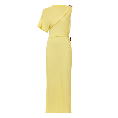 Robe , Jersey cr&ecirc;pe - Lime