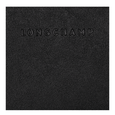 Longchamp 3D Geldbörse, Schwarz