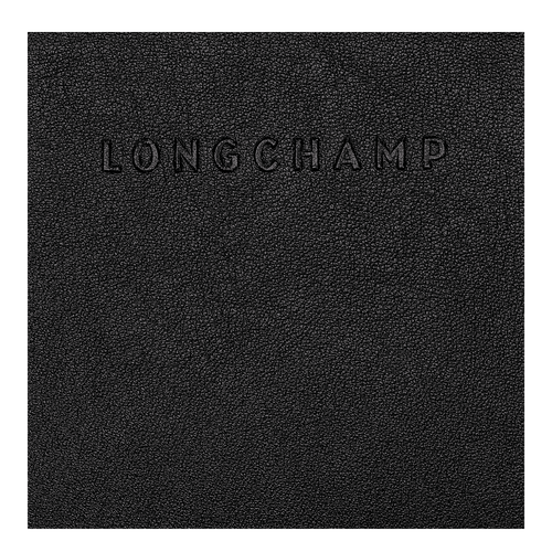 Longchamp 3D Portemonnee , Zwart - Leder - Weergave 4 van  4